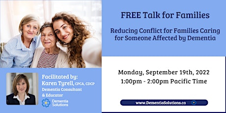 Reducing Conflict for Families Caring for Someone Affected by Dementia  primärbild