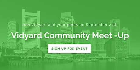 Vidyard Community Meet-Up primary image