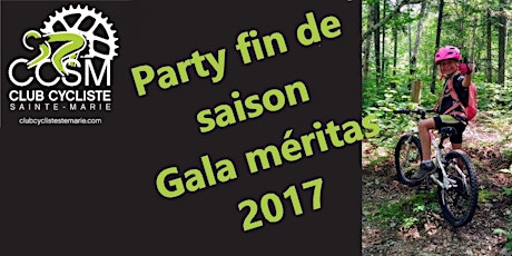 Party de fin de saison - AGA - Gala Méritas MTB 2017 primary image