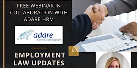 Employment Law Updates in association with HR Adare Management