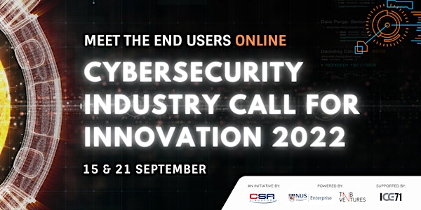 [Online] Meet The End Users: CyberCall 2022