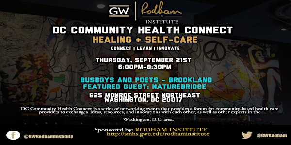 DC Community Health Connect: Health & Self Care