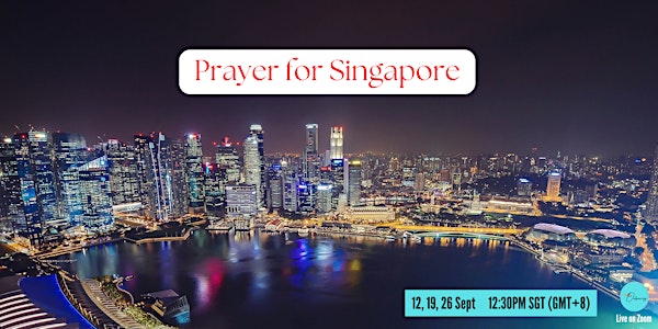Prayer for Singapore
