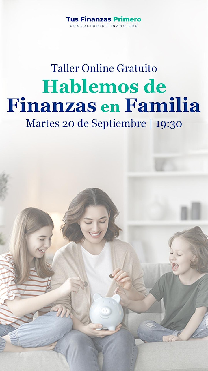 Imagen de "Hablemos de Finanzas en Familia" Taller Online Gratuito