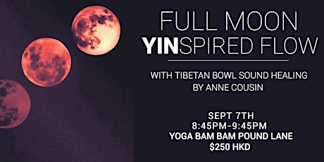 Full Moon YINspired Flow with Tibetan Bowl Sound Healing primary image