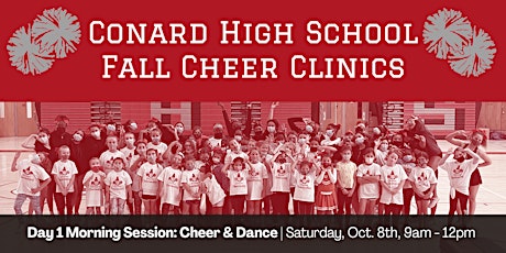 Conard High School Fall Cheerleading Clinic - Day 1 Morning Session