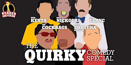 Stand-up Comedy: The Quirky Comedy Special – Saturday 1 October – 7.30pm