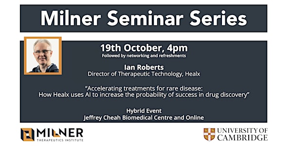 Milner Seminar Series - October (Hybrid Event)