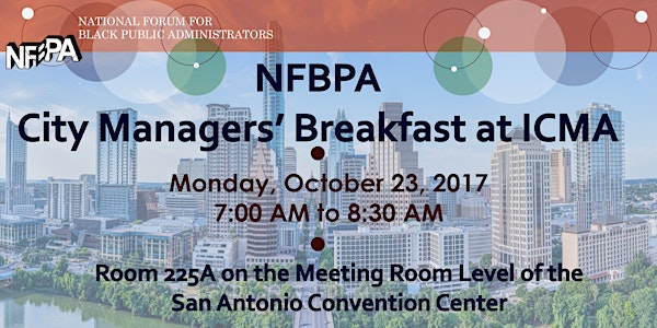 NFBPA City Managers’ Breakfast