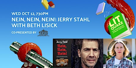 Litquake Presents: Jerry Stahl in Conversation with Beth Lisick