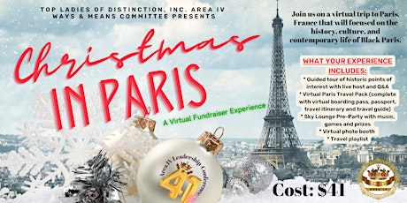 Christmas in Paris: A Virtual Fundraiser Experience