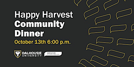 Happy harvest community dinner