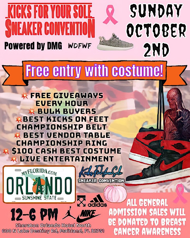 KICKS FOR YOUR SOLE SNEAKER CONVENTION ORLANDO OCTOBER EDITION image