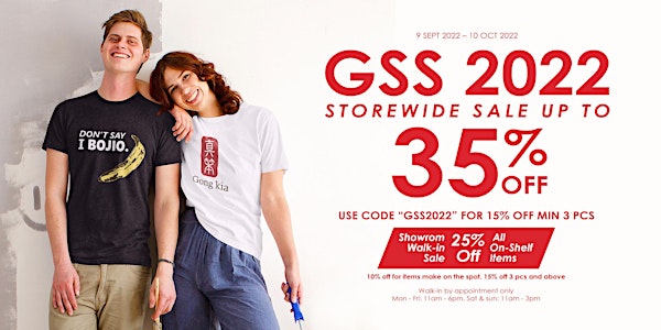 Wetteeshirt GSS 2022 Online Store & Showroom Sale Up to  35% Off