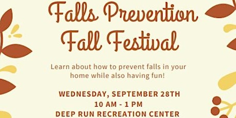 2nd Annual Falls Prevention Fall Festival