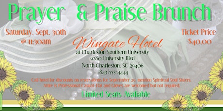 Spiritual Soul Sisters' Prayer Praise Brunch primary image