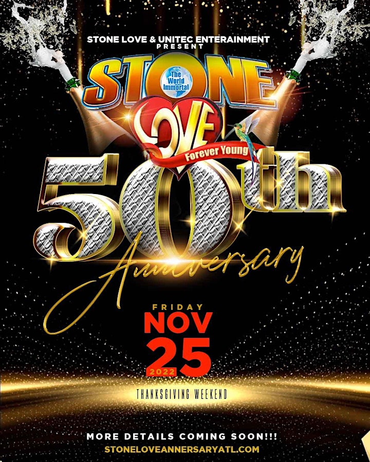 Stone Love 50th Anniversary Celebration- Atlanta image