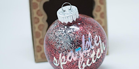 Personalised Glitter Ornament and Gift Box