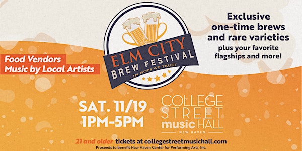 CANCELLED: Elm City Brew Festival