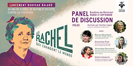 Panel et lancement du balado : Des Rachel qui changent le monde