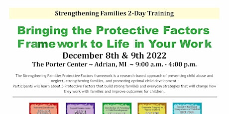 Aces and Strengthening Families 5 Protective Factors 2 day Training