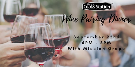 4 Course VINOCE Wine Dinner with Mission Grape