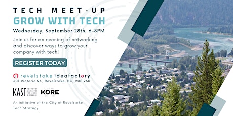 Revelstoke Tech Meet-up: GROW WITH TECH primary image