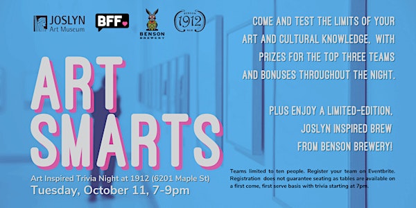 Art Smarts: Art Inspired Trivia Night!