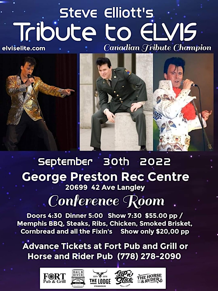 Elvis Tribute: presented by The Lodge Steakhouse & The Bunkhouse Bar image