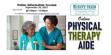 ONLINE PHYSICAL THERAPY AIDE INFORMATION SESSION