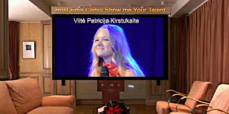 Show me Your Talents Host with the most Ema Cilibiu presents Viltė Patricij