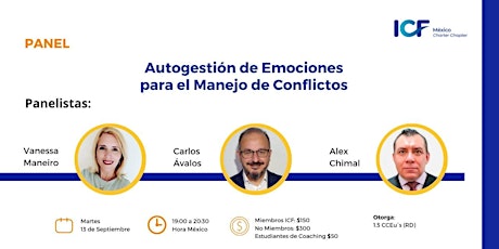 Imagen principal de Panel: Autogestión de las emociones para el manejo de conflictos