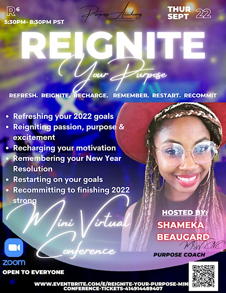 Reignite Your Purpose Mini Conference image