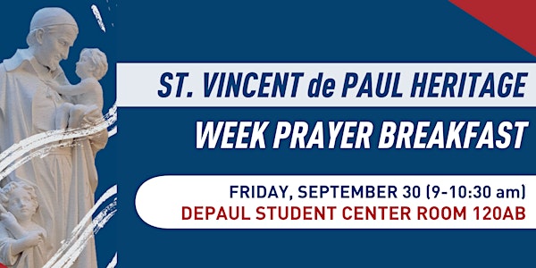 St. Vincent de Paul Heritage Week Prayer Breakfast