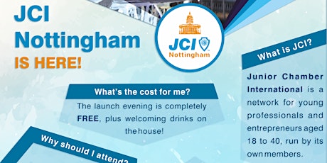 Meet JCI Nottingham! The Launch Evening primary image