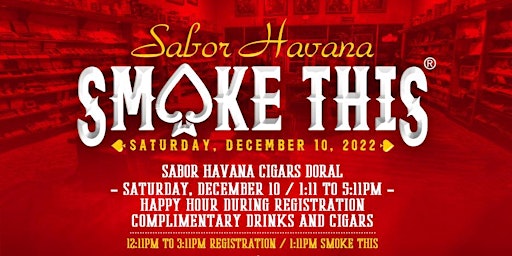 Sabor Havana Cigars SMOKETHIS® 2022