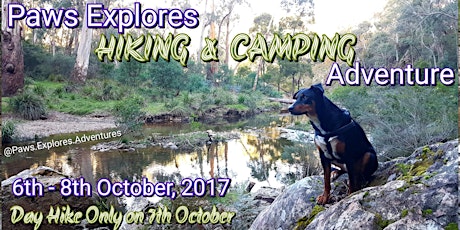 Paws Explores HIKING & CAMPING Adventure(SAVE-A-DOG & TheSALVOS Fundraiser) primary image