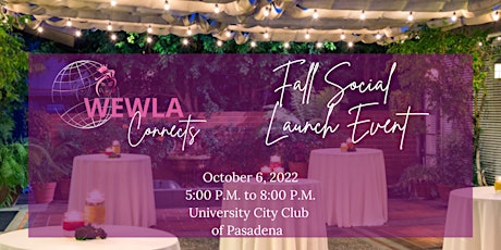 WEWLA FALL SOCIAL NETWORKING EVENT
