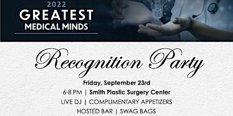 2022 Greatest Medical Minds of Las Vegas VIP Recognition Party