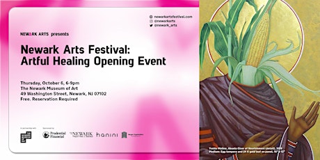 Newark Arts Festival: Artful Healing Opening Event