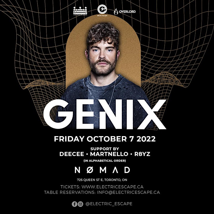 GENIX at NOMAD Toronto || October 7th, 2022 image