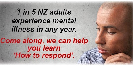 CANCELLED - Mental Health First Aid NZ - FREE WORKSHOP (Papakura) primary image