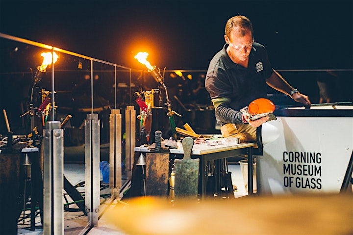 Corning Museum of Glass Mobile Hot Shop | Glassmaking Demos On the Canals image