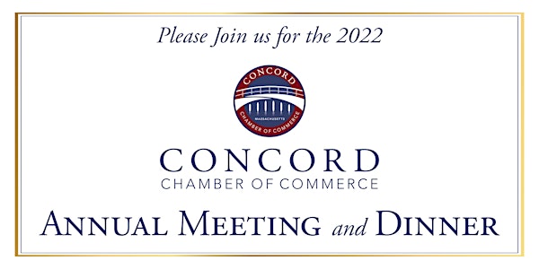 Concord Chamber of Commerce Annual Meeting and Dinner