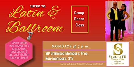 Intro To Latin and Ballroom Group Dance Class
