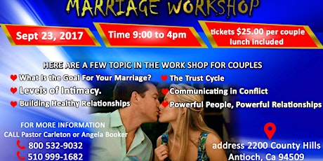      Keep the love on Marriage Workshop primary image