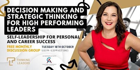 Discussion Group: Self-Leadership for Personal & Career Success - 25th Oct