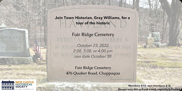 Fair Ridge Cemetery Tour