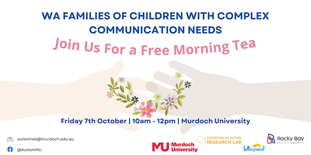 Morning Tea for WA Families of Children With Complex Communication Needs