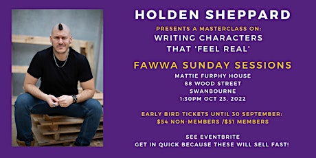 Hauptbild für Holden Sheppard: Writing Characters That 'Feel Real'